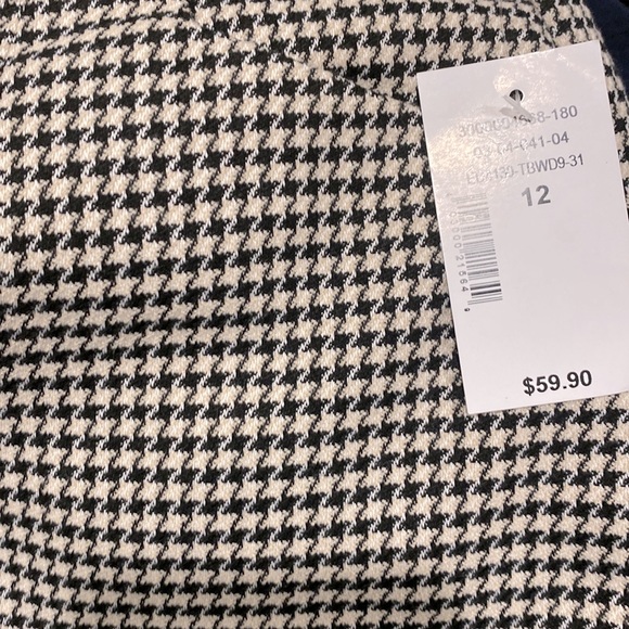 Size 12 Houndstooth Wide Leg Pant - Picture 12 of 14